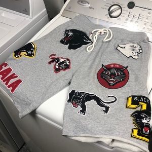 Iroochi Black Tiger Shorts